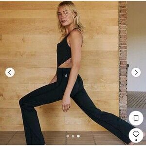 Free People Movement Zen Again Jumpsuit in Charcoal Womens Size XS